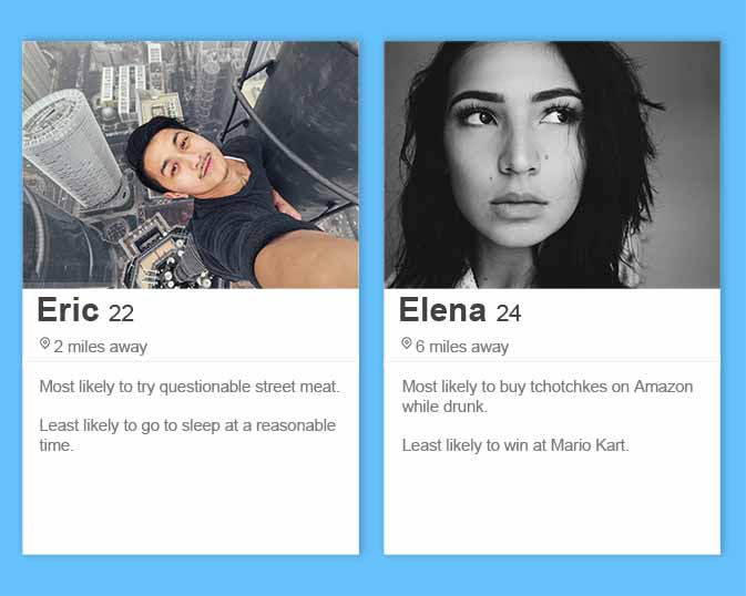 best Tinder bios and Tinder profile tips like explaining what you$0027re most and least likely to do