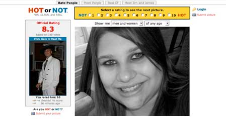 Hot or Not website