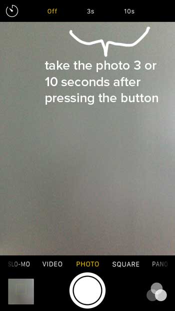 How to turn on your iPhone camera timer to 3 or 10 seconds