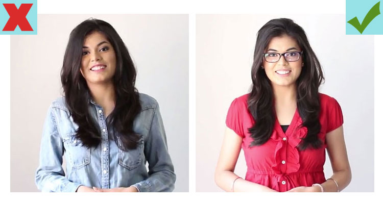 Avoid head tilt and stand tall in a professional picture to look more competent