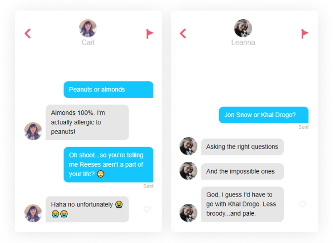 online dating first message either or