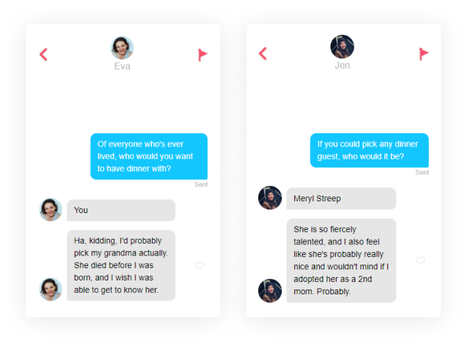 questions to ask on tinder dinner guest