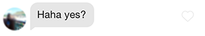 tinder, abridor, respuesta